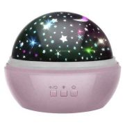Lampa de veghe cu proiector si 2 cupole Malatec MY17757 BBJMY17757_Roz