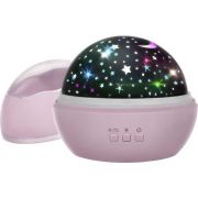 Lampa de veghe cu proiector si 2 cupole Malatec MY17757 BBJMY17757_Roz