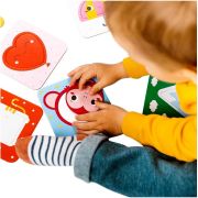 Puzzle Formele jucause, 8 piese, 11x11 cm Mimorello EK6665 BBJEK6665_Initiala