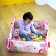 Bright Starts - Salteluta de activitati 5 in 1 Gym & Ball Pit Rainbow Tropics BBB12625