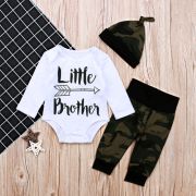 Compleu pentru baietei cu pantalonasi army - Little Brother ADCC01171-2-H9.9-12 luni (Marimea 20 incaltaminte)
