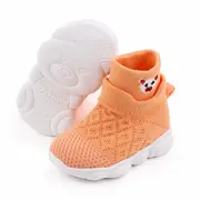 Mocasini portocalii, inalti tip adidas - Ursulet (Marime Disponibila: Marimea 21) MDd2649-4-p32