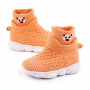 Mocasini portocalii, inalti tip adidas - Ursulet MDd2649-4-p32.Marimea 23