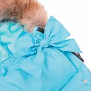 Springos - sac iarna carucior cu blanita detasabila mevis delux all blue lvtksb0015