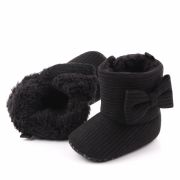 Cizmulite negre cu fundita MDD2335-3-sa26(sa4)