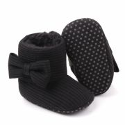 Cizmulite negre cu fundita MDD2335-3-sa26(sa4)
