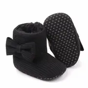 Cizmulite negre cu fundita MDD2335-3-sa26(sa4)