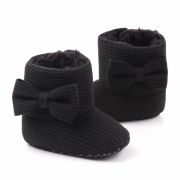 Cizmulite negre cu fundita MDD2335-3-sa26(sa4)
