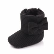 Cizmulite negre cu fundita MDD2335-3-sa26(sa4)