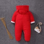 Combinezon rosu plusat - Teddy MB059-2