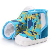Cizmulite pentru baietei - Turqoise Army MDC-386-64-p25.3-6 luni (Marimea 18 incaltaminte)
