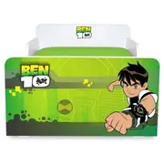 Pat copii Ben Ten 2-8 ani + saltea SmartNest cu lana 140x70x12 cm + husa impermeabila - PC-PCH-PRO-STR-BEN-70