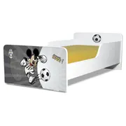 Pat Start Barca 2-12 ani + saltea 160x80x12 cm + husa impermeabila - PC-PCH-PRO-STR-FTB-BARC-80