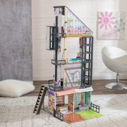 Casuta din lemn pentru papusi city life - okekk65989