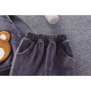 Costum gri captusit cu polar din catifea - Teddy ADOCTSC45-SA10.2 ani