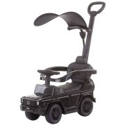 Masinuta de impins chipolino mercedes g350 black cu maner si copertina hubrocmb02103bk