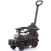 Masinuta de impins chipolino mercedes g350 black cu maner si copertina hubrocmb02103bk