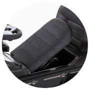 Masinuta de impins chipolino mercedes g350 red cu maner si copertina hubrocmb02102re