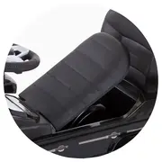 Masinuta de impins chipolino mercedes g350 white cu maner si copertina hubrocmb02101wh