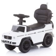 Masinuta de impins chipolino mercedes g350 white cu maner si copertina hubrocmb02101wh