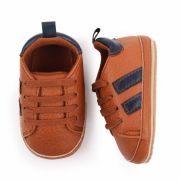 Adidasi maro cu dungi bleumarine MDd2547-2-sa29