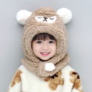 Caciula din blanita pentru fetite - Oita ADWHT81-c2.4 ani-Crem