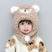Caciula din blanita pentru fetite - Oita ADWHT81-c2.4 ani-Crem
