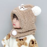 Caciula din blanita pentru fetite - Oita ADWHT81-c2.4 ani-Crem