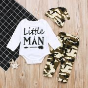 Compleu pentru baietei cu pantalonasi army - Little Man ADCC01127-DE