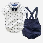Costum cu papion pentru baietei - Barcute ADtz1131-H11