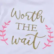 Costumas pentru fetite - Worth the wait MDHA1132-1-DE.3-6 luni (Marimea 18 incaltaminte)