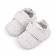 Pantofiori albi eleganti pentru baietei MBd2651-3-p9.6-9 luni (Marimea 19 incaltaminte)