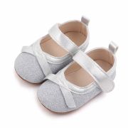 Pantofiori argintii cu fundita LId2665-1-sa31