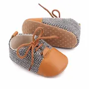 Pantofiori eleganti in zig zag ADd2669-3-sa21.3-6 luni (Marimea 18 incaltaminte)