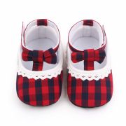 Pantofiori in carouri rosii pentru fetite MBd2657-1-sa25