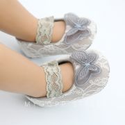 Pantofiori pentru fetite - Fluturasul gri MDMY67-2-sa21