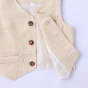 Costum elegant crem cu vestuta MDFSB73-3-DE2