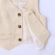 Costum elegant crem cu vestuta MDFSB73-3-DE2