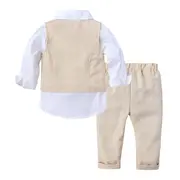 Costum elegant crem cu vestuta MDFSB73-3-DE2