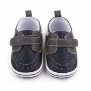 Pantofiori negri tip mocasini pentru baietei ADD2606-2-sa28.3-6 luni (Marimea 18 incaltaminte)
