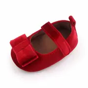 Pantofiori rosii cu fundita pentru fetite ADD2601-4-sa25.9-12 luni (Marimea 20 incaltaminte)