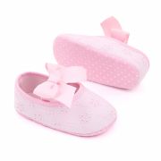Pantofiori roz cu floricele brodate si fundita ADd2578-2-sa30