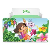 Pat copii Dora 2-8 ani cu saltea din lana inclusa PC-P-MOK-DOR-70