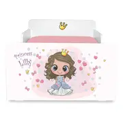 Patut pentru fete Start Printesa Lilly 2-8 ani modelul fara saltea- PC-P-STR-LIL-70