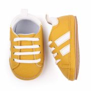 Adidasi galben mustar cu dungi albe ADd2547-4-sa26