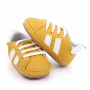 Adidasi galben mustar cu dungi albe ADd2547-4-sa26