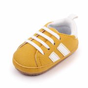 Adidasi galben mustar cu dungi albe ADd2547-4-sa26