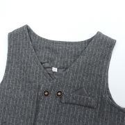 Costum elegant cu bluzita, vestuta si papion ADDTZ9505-2-DE2.12-18 luni