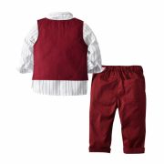 Costum elegant cu vestuta visinie AD6745-DE3