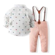 Costum elegant pentru baietei - Masinute ADtzb0495-DE3.6-9 luni (Marimea 19 incaltaminte)